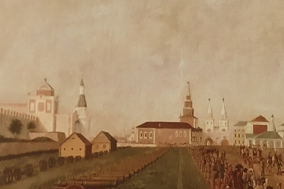 Красная площадь Ф. Гильфердинг 1780-е гг. (первое здание ИМУ)_